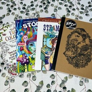 Bundle of Adult Coloring Books